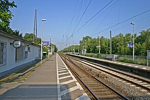 Haltepunkt Essen-Dellwig, Bahnsteig