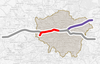 Mappa della seconda fase del Crossrail nel 2018