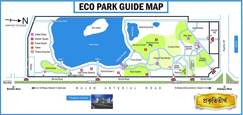 Eco Park Guide Map