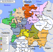 Reichskreise um 1512