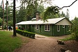 Molukse barak, in het Nederlands Openluchtmuseum sinds 2003