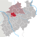 Der Kreis Recklinghausen in Nordrhein-Westfalen
