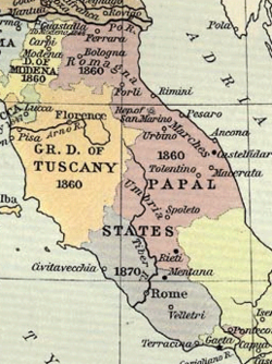 1870 yılında Papalık Devleti