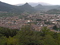 Blick von der Burg auf Pergine