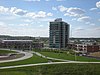 River Front Place from the Bob Kerrey Pedestrian Bridge