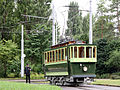 Tram-Triebwagen Ce 2/2 der Strassenbahn Zürich–Oerlikon–Seebach (ZOS), Baujahr 1897 (Tram-Museum Zürich)