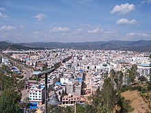 Urban skyline of Dayao