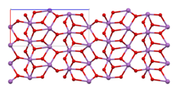 Kristallstruktur des α-Polymorphs von Antimon(III,V)-oxid