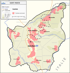 Mapa przebiegu linii kolejowej