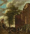 Slijpsteenmarkt in Amsterdam (1835), Rijksmuseum Amsterdam