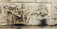 Depiction of the Girija Kalyana (marriage of Parvati to the god Shiva