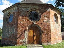 Schinkelkirche, Eingang 2003