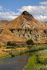 Sheep Rock at the John Day Fossil Beds National Monument