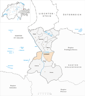 Karte von Landquart