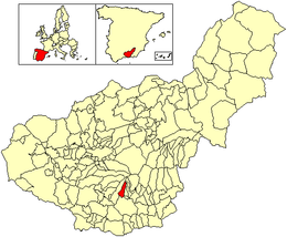 Cáñar – Mappa