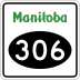 Provincial Road 306 marker