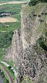 Seitenblick auf den Rotenfels mit Bastei