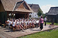 Występy podczas imprezy folklorystycznej