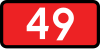 E-15g "national road number; maximum allowed vehicle axle load increased to 8 tonnes"