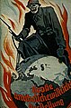 Bolşevizmi kötüleyen bir Nazi posteri, 1939