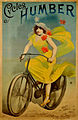 Advertising poster of Humber cycles, France, 1895