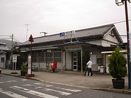 Het stationsgebouw