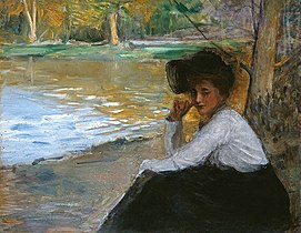 Hölgy a parkban (1899)