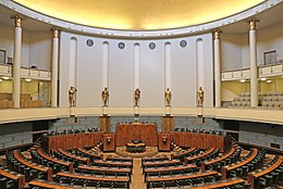 Η έδρα του νομοθετικού σώματος βρίσκεται στο Κτίριο του Κοινοβουλίου στο Ελσίνκι