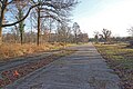 Westliche Hauptstraße nach Ende der Abrissarbeiten