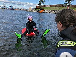 Fridykking også en sport for barn og unge.