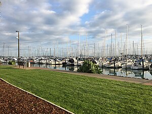 Marina at Half Moon Bay, September 2018