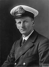 Official service photograph of Commander Henry Martin Daniel in uniform and in a formal pose