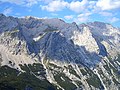 Mittlere und Äußere Höllentalspitze von Süden