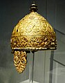 Vergoldeter Bronzehelm