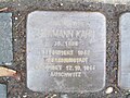 der Stolperstein für Hermann Kahn