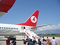 Havalimanında Turkish Airlines