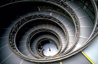 Vatikan Müzesi'ndeki merdivenler