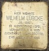 Stolperstein für Wilhelm Lübcke