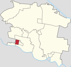 Location of Zhangguizhuang Subdistrict within Dongli District