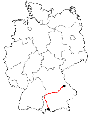 Verlauf der B 16