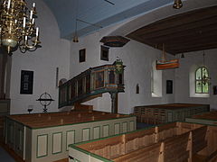 Sanctuary and pulpit