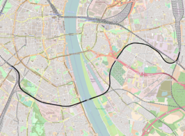 Spoorlijn Köln Süd - Köln-Kalk Nord op de kaart