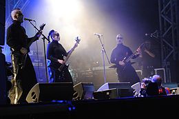 Darkspace at Hellfest 2012. Left to right: Wroth, Zorgh, Zhaaral.