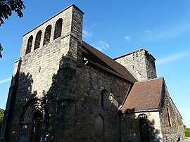 The church in Fleurac