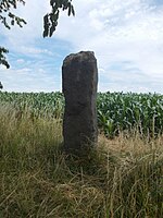 Der Lange Stein am Orlas bei Saubach