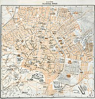 Πολεοδομικός χάρτης της Αθήνας, Εγκυκλοπαιδικό λεξικό Μπαρτ-Χιρστ, 1890.
