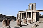 The Roman ruins of Pompeii