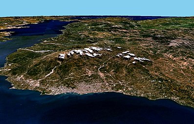 Δορυφορική φωτογραφία της Πάτρας από τη NASA.