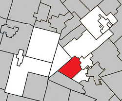 Location within Les Pays-d'en-Haut RCM