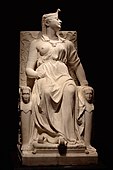 Moartea Cleopatrei; de Edmonia Lewis; 1876; marmură; Muzeul Smithsonian de Artă Americană